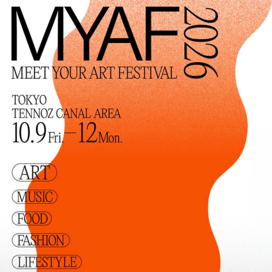 10/9-12、「𝗠𝗘𝗘𝗧 𝗬𝗢𝗨𝗥 𝗔𝗥𝗧 𝗙𝗘𝗦𝗧𝗜𝗩𝗔𝗟 𝟮𝟬𝟮𝟲」に出店します！