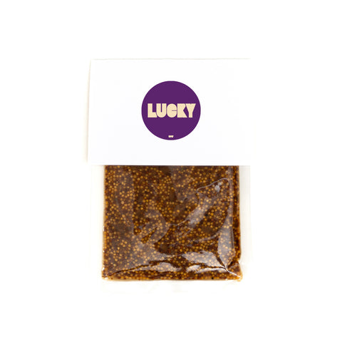 詰め替えLUCKY MUSTARD いちじくとクミン 200g（クラフト粒マスタード）